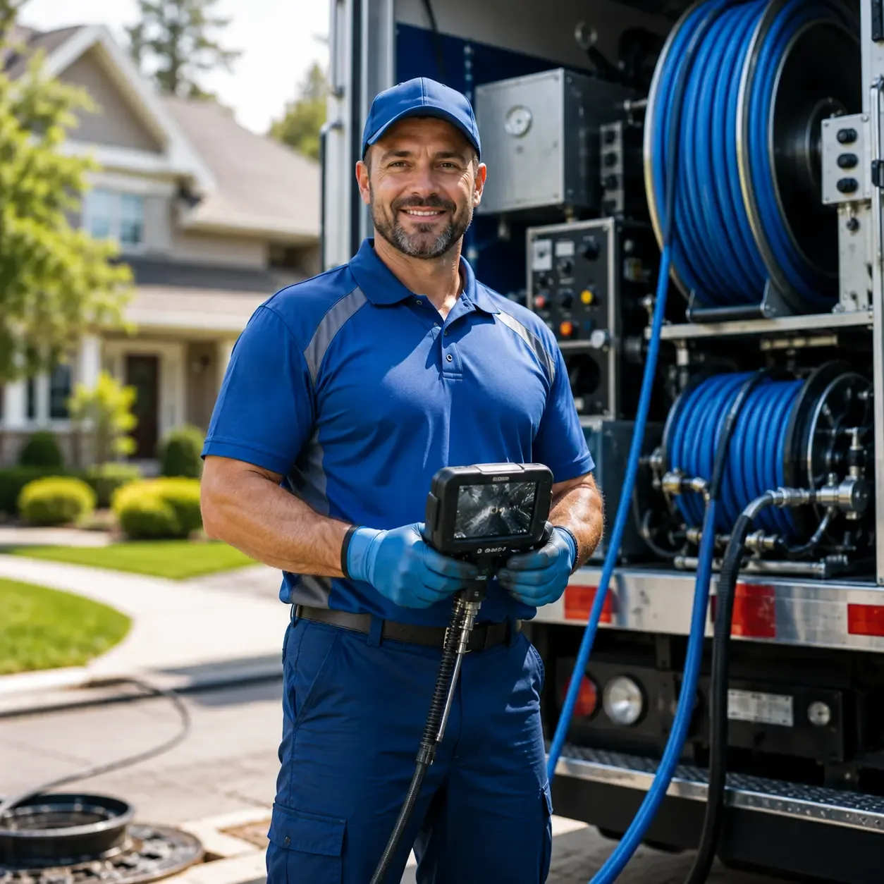Local outdoor drain cleaning specialists in Hartshorn, MO